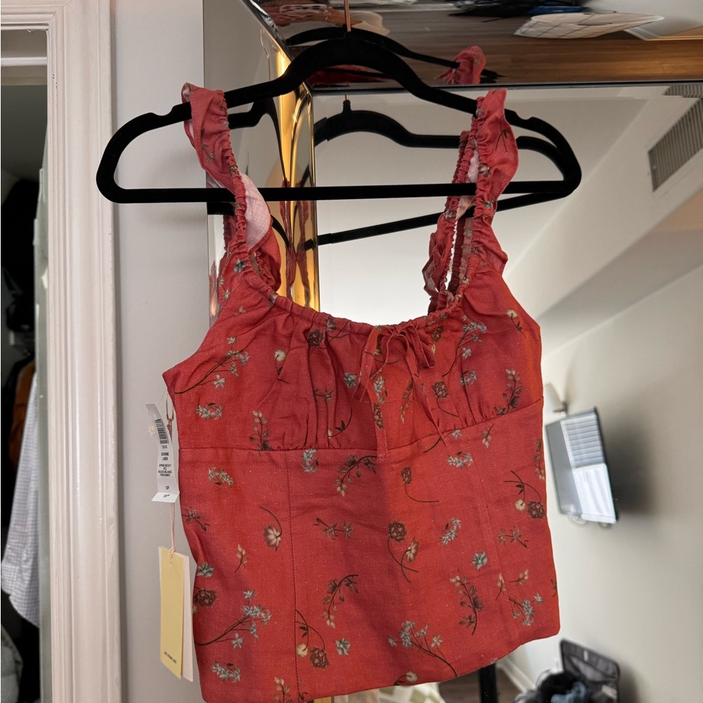 NWT Aritzia Linen Top